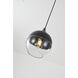 DU Series Pendant Ceiling Light, Round Black